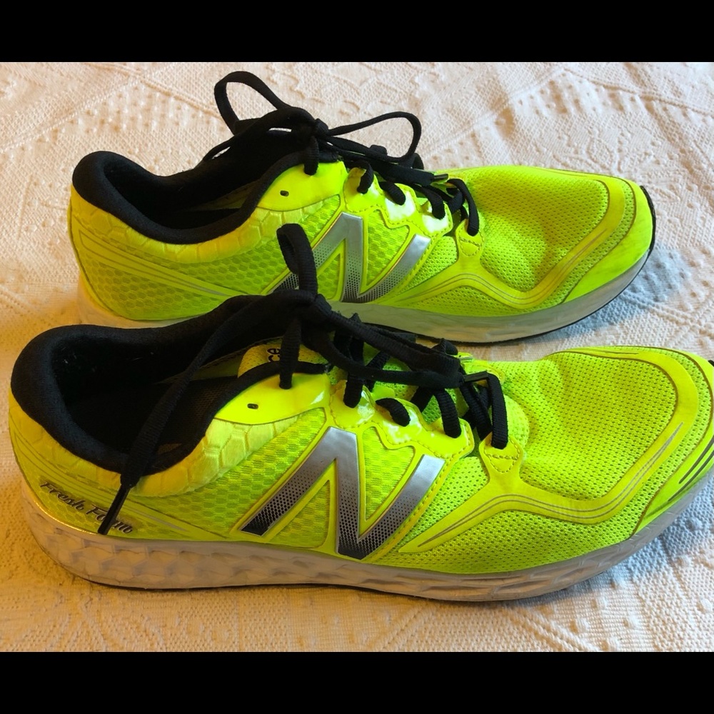New Balance Neon Yellow & Black Running Shoes